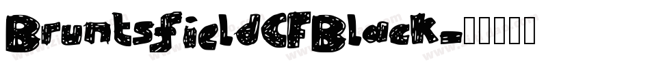 BruntsfieldCFBlack字体转换