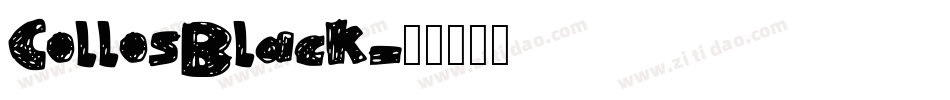 CollosBlack字体转换