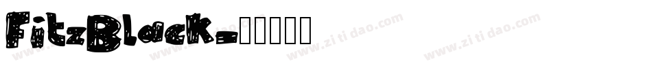 FitzBlack字体转换
