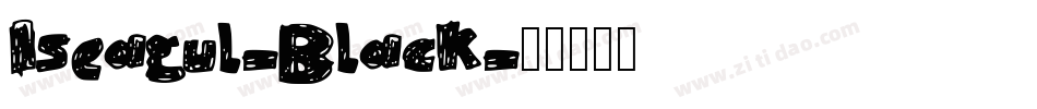 Iseagul-Black字体转换