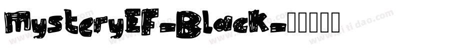 MysteryEF-Black字体转换