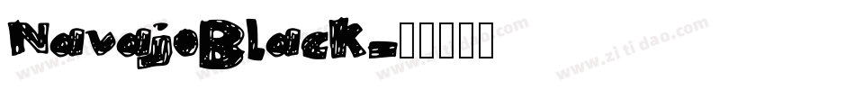 NavajoBlack字体转换