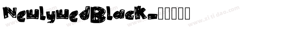 NewlywedBlack字体转换