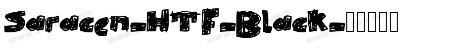 Saracen-HTF-Black字体转换