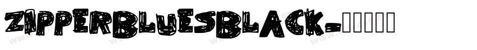 ZIPPERBLUESBLACK字体转换
