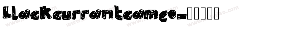 blackcurrantcameo字体转换
