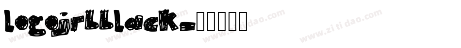 logojrbblack字体转换