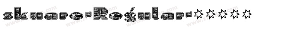 skuare-Regular字体转换