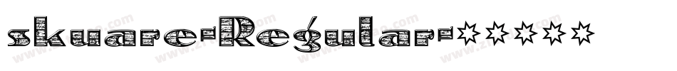 skuare-Regular字体转换