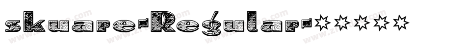 skuare-Regular字体转换