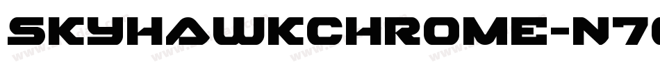 SkyhawkChrome-n7GO字体转换