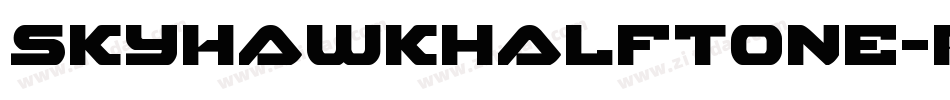 SkyhawkHalftone-rLGB字体转换