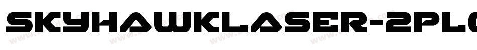 SkyhawkLaser-2plo字体转换