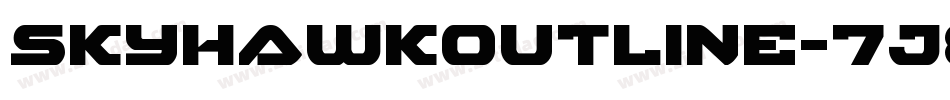 SkyhawkOutline-7J84字体转换