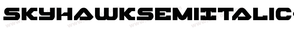 SkyhawkSemiItalic-gY4E字体转换