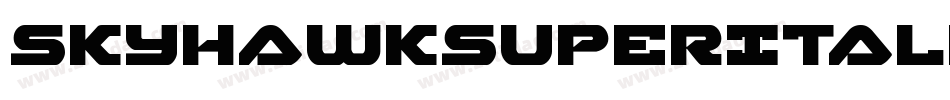 SkyhawkSuperItalic-omYx字体转换