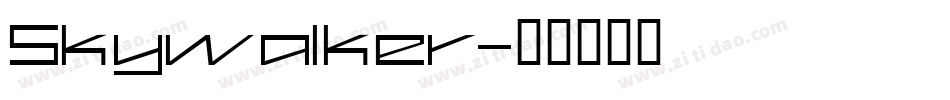 Skywalker字体转换