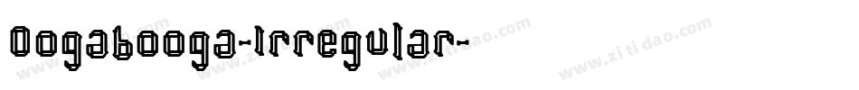 Oogabooga-Irregular字体转换