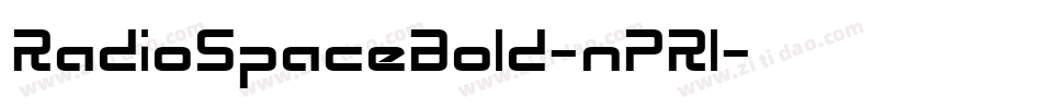 RadioSpaceBold-nPR1字体转换