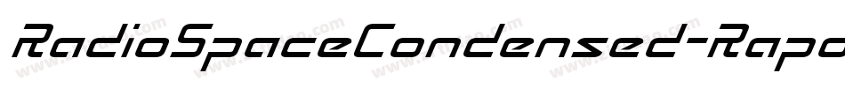 RadioSpaceCondensed-Rapo字体转换