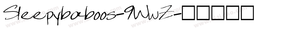 Sleepybaboos-9WwZ字体转换