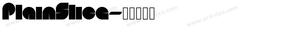 PlainSlice字体转换