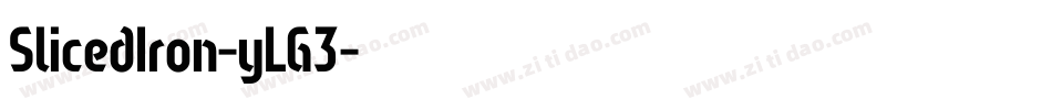 SlicedIron-yLG3字体转换