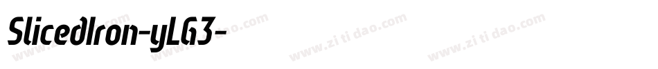 SlicedIron-yLG3字体转换