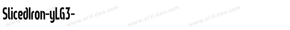 SlicedIron-yLG3字体转换