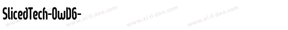 SlicedTech-OwD6字体转换