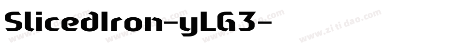 SlicedIron-yLG3字体转换