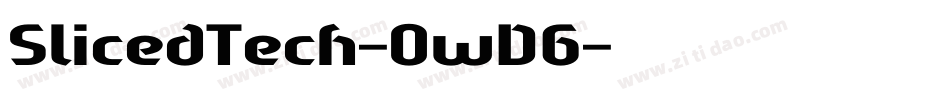 SlicedTech-OwD6字体转换