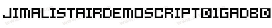 JimAlistairDemoScript-1GadB字体转换