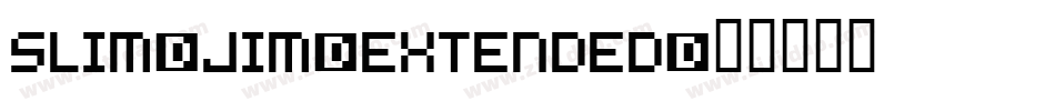 Slim-Jim-Extended字体转换