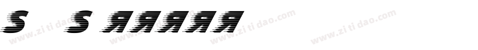 SlipstreamStd字体转换