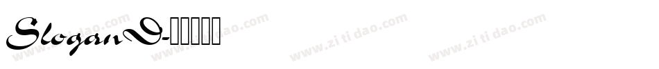 SloganD字体转换