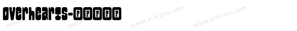 Overhearts字体转换
