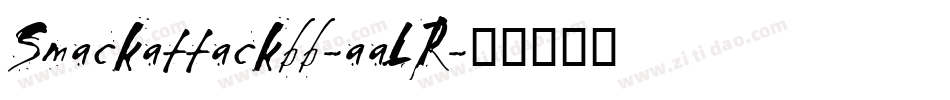 Smackattackbb-aaLR字体转换