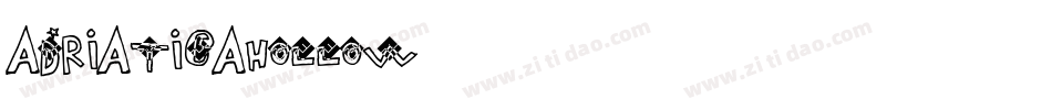 AdriaticaHollow字体转换