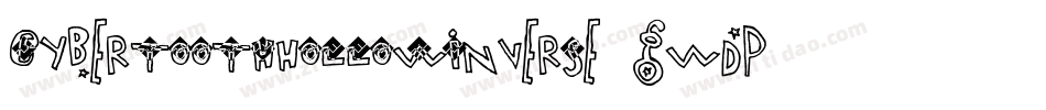 CybertoothHollowInverse-GWDP字体转换