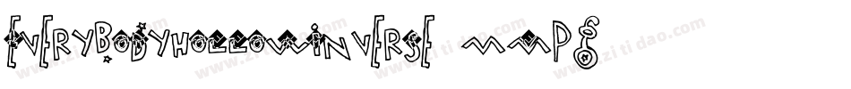 EverybodyHollowInverse-mMPG字体转换