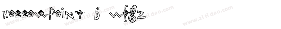 HollowPoint3D-WEgz字体转换