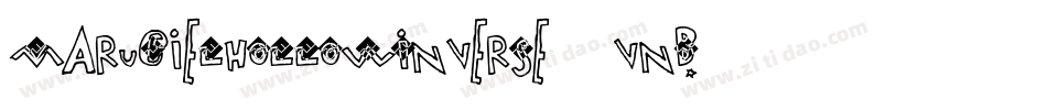 MarucielHollowInverse-1vnB字体转换