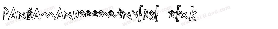 PandamanHollowInverse-xEXK字体转换