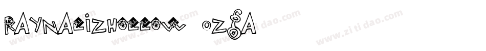 RaynalizHollow-OzGA字体转换