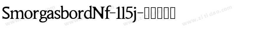 SmorgasbordNf-1l5j字体转换