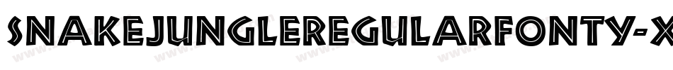 SnakeJungleRegularFonty-XY82字体转换
