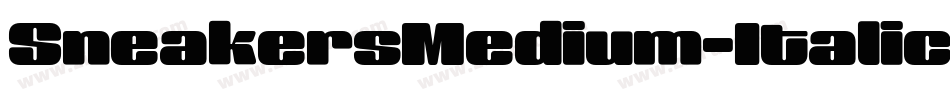 SneakersMedium-Italic字体转换