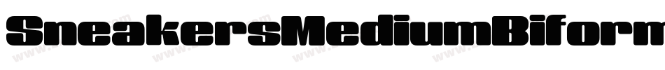 SneakersMediumBiform字体转换