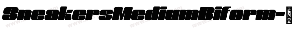 SneakersMediumBiform字体转换